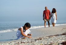 Sanibel – berömd snäckstrand och utmärkt cykel-ö Floridas bästa stränder 2018 ,Sanibel Island, Fort Myers, Florida,