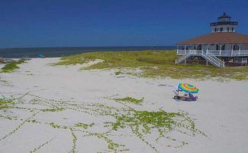 Boca Grande, Gasparilla Island – härlig strandmiljö Boca Grande och Gasparilla Island, Florida stränder sydväst