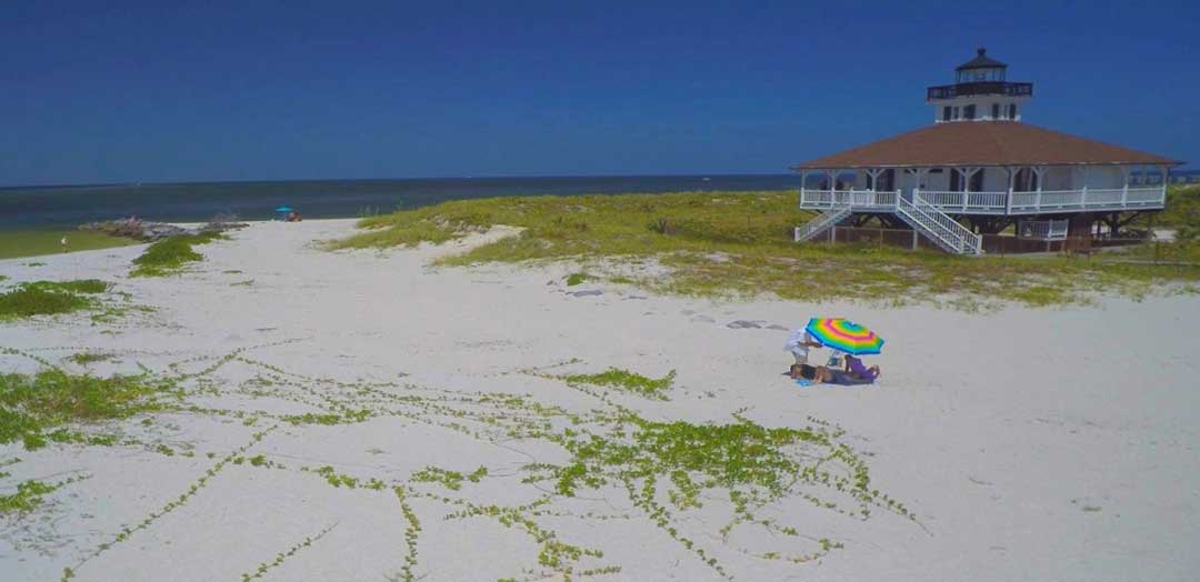 Boca Grande och Gasparilla Island, Florida stränder sydväst