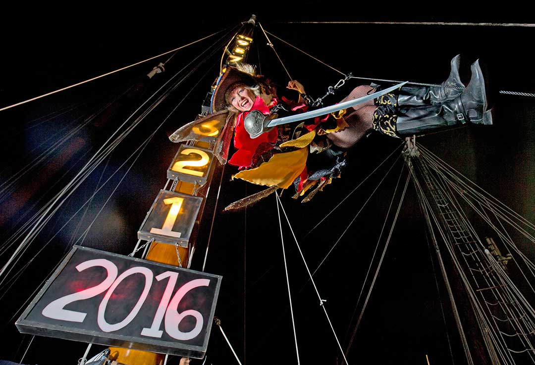 New Year Key West. Fira nyår i Key West, New Years Eve Florida