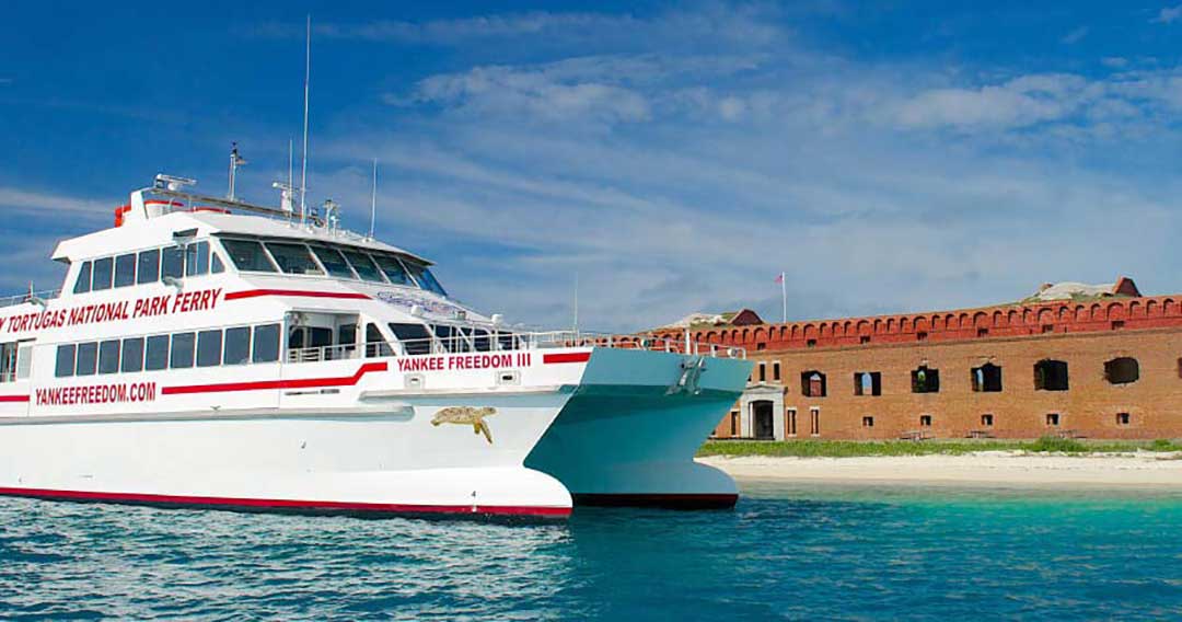 Dry Tortugas nationalpark, Dry Tortugas und Fort Jefferson, Dry Tortugas with Fort Jefferson