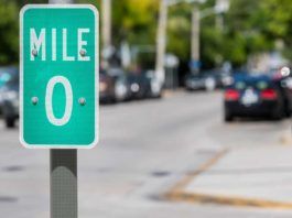 Florida Keys mile markers visar vägen på US 1 guide Florida Keys mile markers