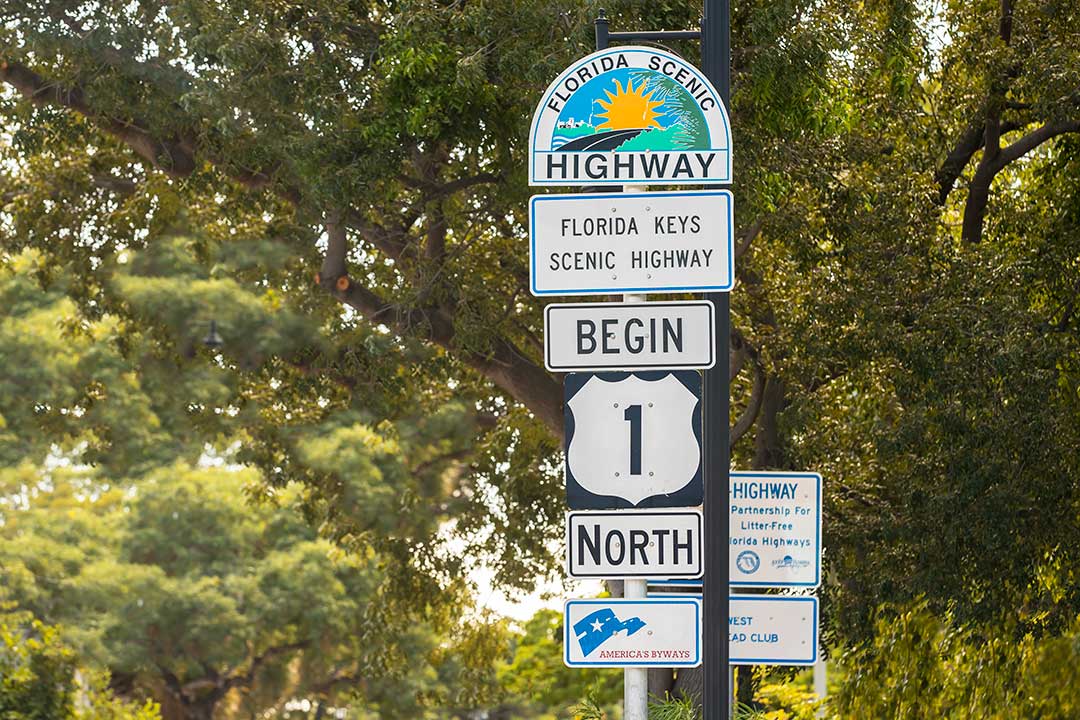 Florida Keys mile markers