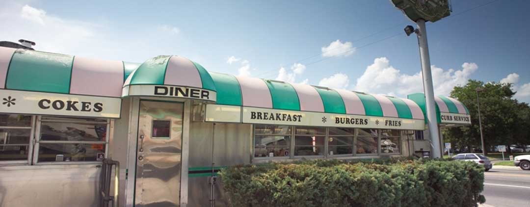 Angels Diner, florida retro