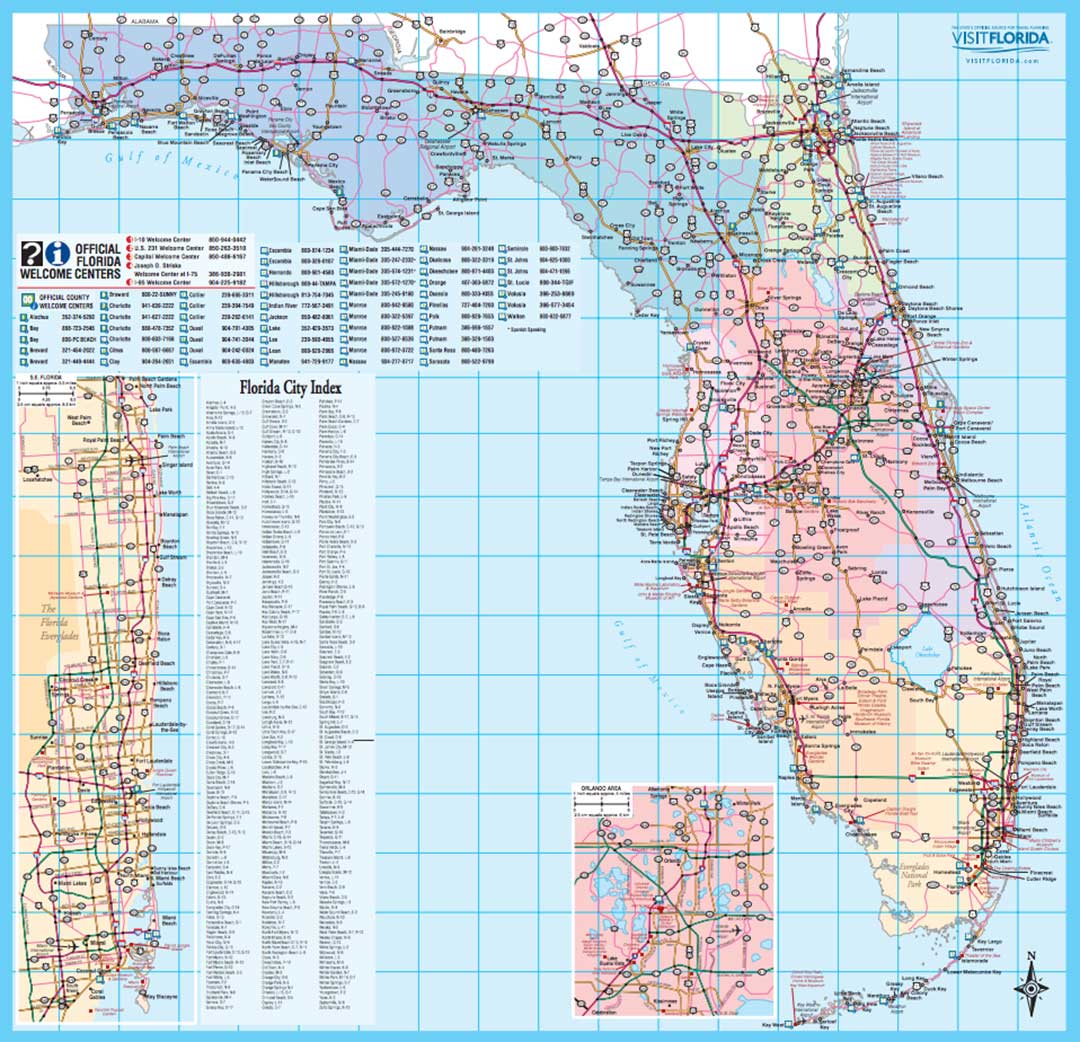 kartor om Florida, Mapas de Florida, maps of florida