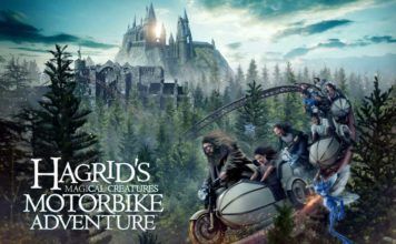 Harry Potter – nu med fritt fall på Hagrids motorcykel harry potter